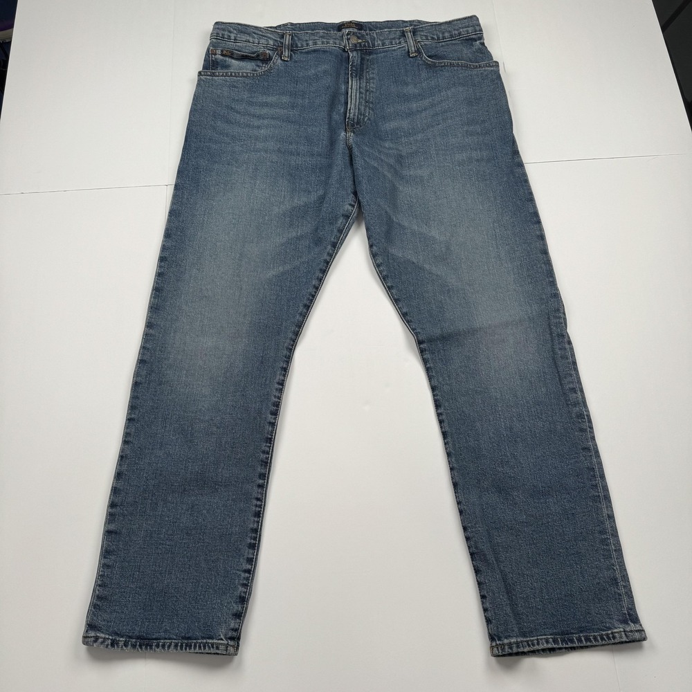 Polo Ralph Lauren Jeans Mens 42x32 (37x29) Blue Straight Leg Classic 5 Pocket